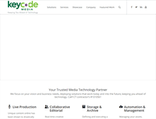 Tablet Screenshot of keycodemedia.com